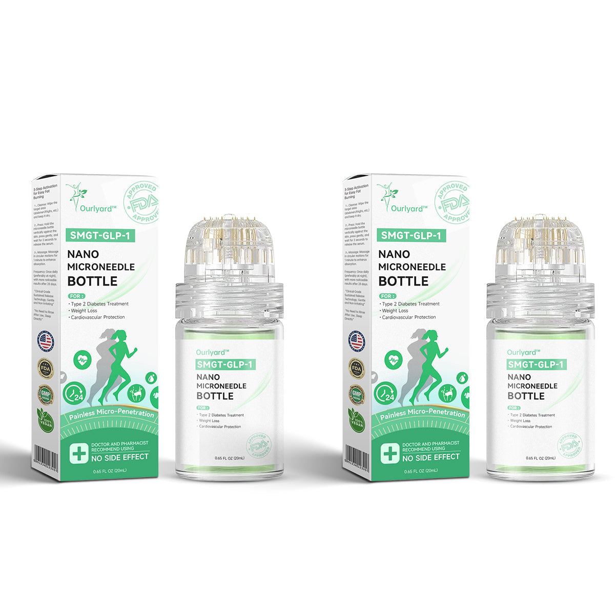💧☘️Jorondy® SMGT-GLP-1 Nano-Microneedle Bottle (Zero Pain, 24/7 Release | Lose 20lbs FAST | 90% Sugar Drop | )