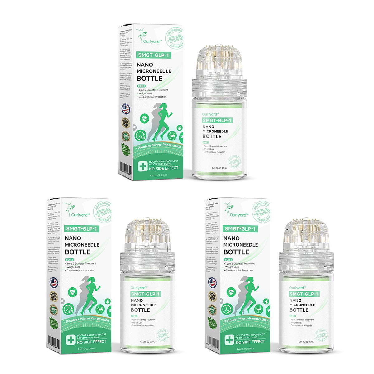 💧☘️Jorondy® SMGT-GLP-1 Nano-Microneedle Bottle (Zero Pain, 24/7 Release | Lose 20lbs FAST | 90% Sugar Drop | )