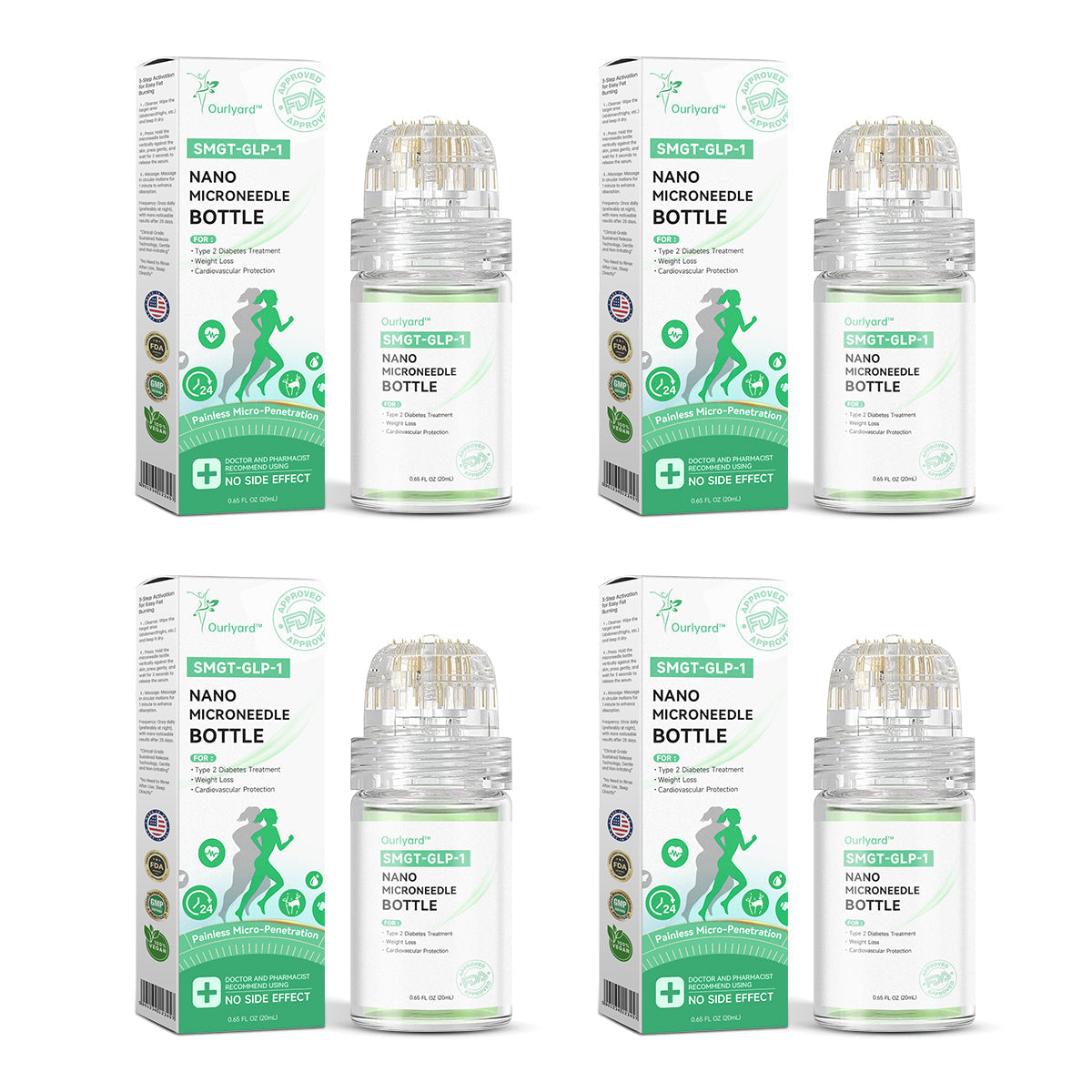 💧☘️Jorondy® SMGT-GLP-1 Nano-Microneedle Bottle (Zero Pain, 24/7 Release | Lose 20lbs FAST | 90% Sugar Drop | )