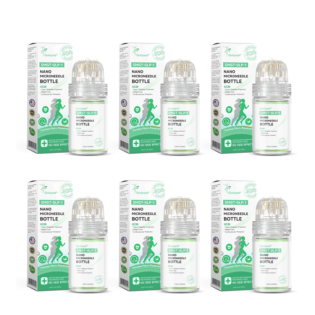 💧☘️Jorondy® SMGT-GLP-1 Nano-Microneedle Bottle (Zero Pain, 24/7 Release | Lose 20lbs FAST | 90% Sugar Drop | )