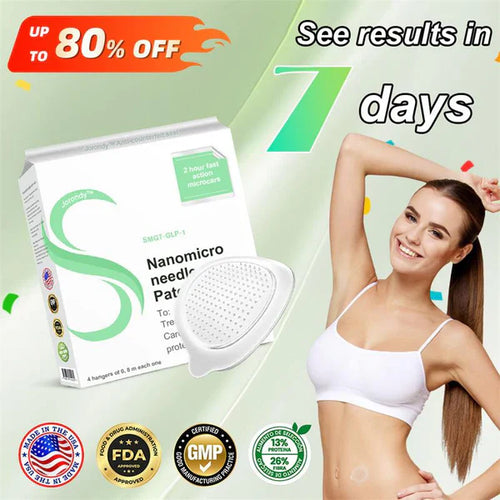 See results in 7 days🌲Jorondy™ SMGT-GLP-1 Nano Microneedle Patch(Painless, long-lasting, addressing diabetes, obesity, and cardiovascular diseases)