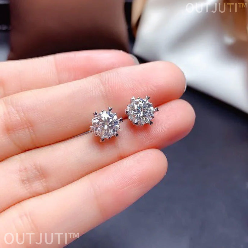 LAST DAY SALE-90% OFF🔥Moissanite Diamond Titanium Earrings🎉