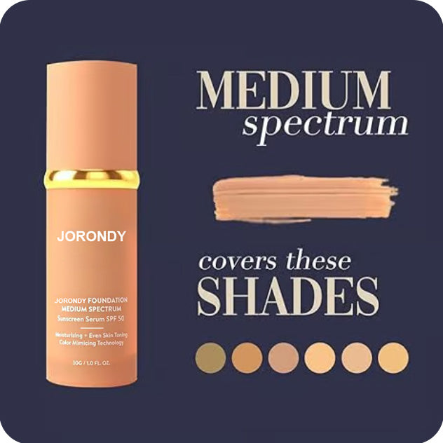 JORONDY Achieve Flawless Skin💖 – Last Day Sale! 85% OFF – ✨Foundation 4 in 1 - Light Spectrum