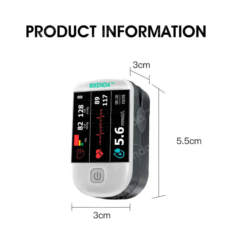 Official Store Bikenda™ Premium Next-Generation 3-in-1 Non-Invasive Laser Glucose Meter 99.9% Accuracy - Exclusive Christmas Offer 🎄🎁