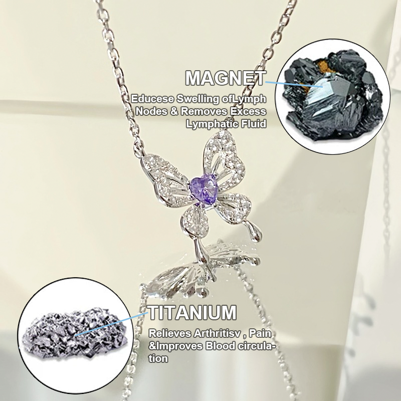 OUTJUTI™ Butterfly Magnetic Therapy Necklace