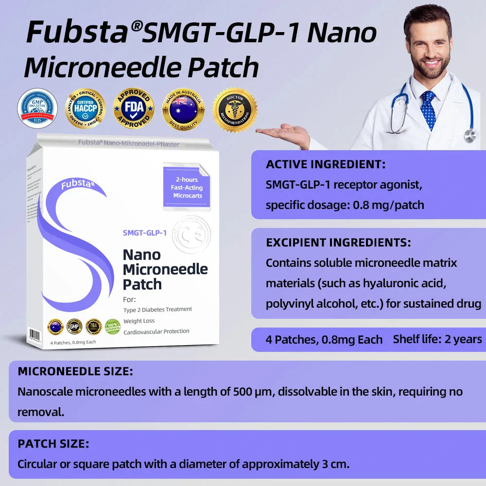 See results in 7 days🔥SMGT-GLP-1 Nano Microneedle Patch 2.0