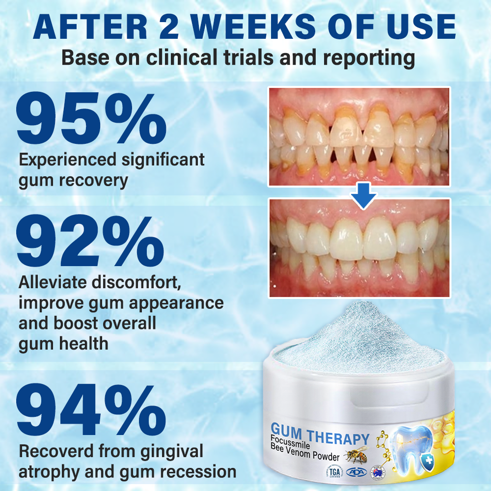 🏆 TLOPA™ Focussmile Bee Venom Treatment Oral Powder 🦷(🇦🇺ADA Recommended)