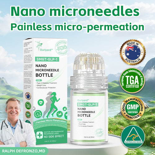 💧☘️Jorondy® SMGT-GLP-1 Nano-Microneedle Bottle (Zero Pain, 24/7 Release | Lose 20lbs FAST | 90% Sugar Drop | )